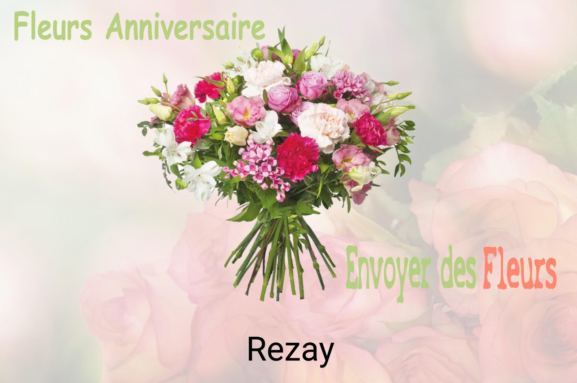 Bouquet de fleurs d’anniversaire livré à Rezay