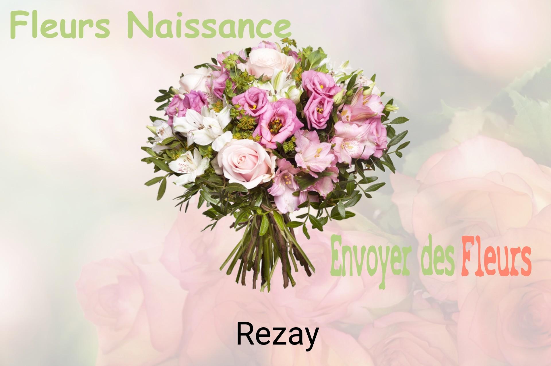 Bouquet de fleurs de naissance livré à Rezay
